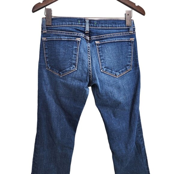 J Brand Cigarette‎ Leg Straight Jeans Women's Size 27 Blue Long Inseam - Picture 4 of 11